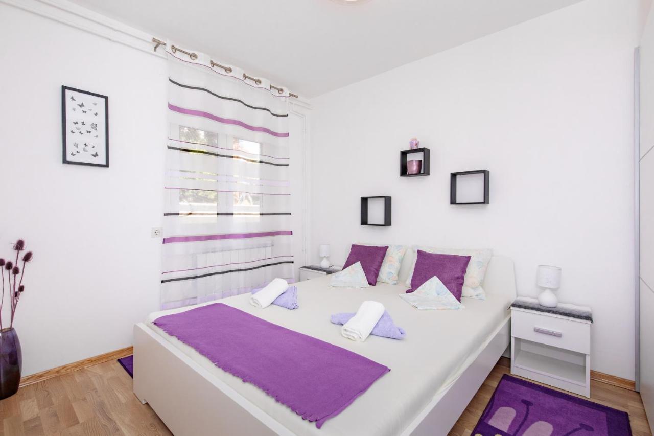 Apartment Lavanda With Beautiful Garden คิร์ก ภายนอก รูปภาพ